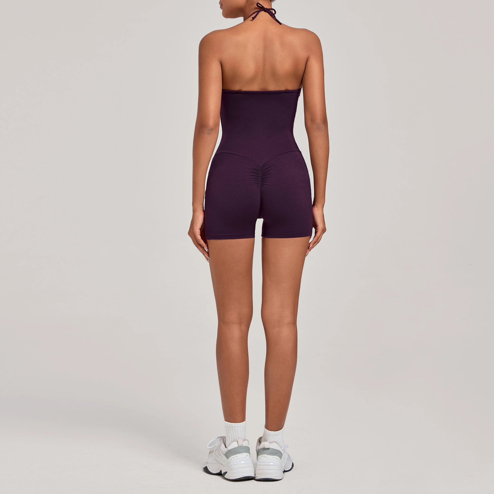 ZEEHOOH Women's Versatile Sleeveless Yoga Bodysuit with Pockets