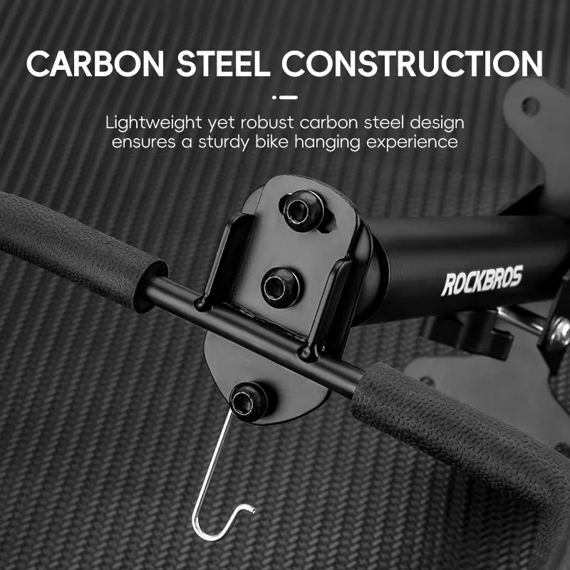 ROCKBROS Adjustable Bike Rack - Secure Wall Mount Holder