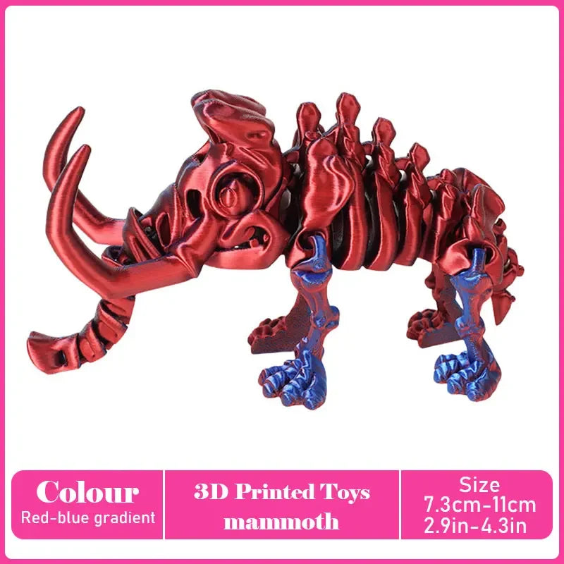 3D Printed Tyrannosaurus Rex Model | Movable Realistic Desktop Decoration