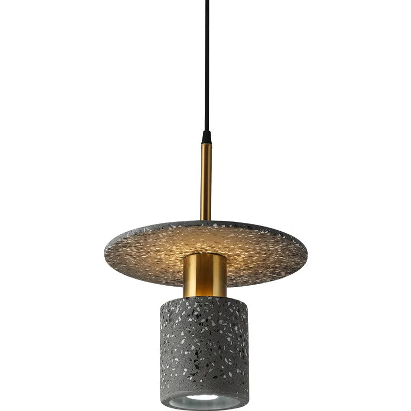 Modern Terrazzo Metal Pendant Lamp for Dining & Living Rooms