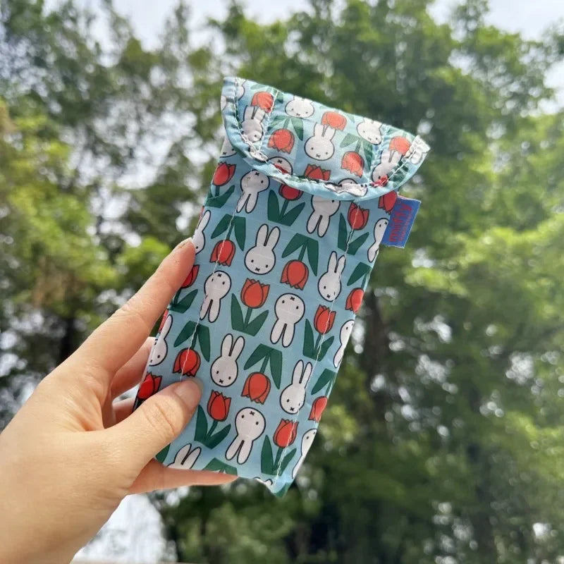 Kawaii Miffy Rabbit Glasses Storage Bag - Cute & Protective Design
