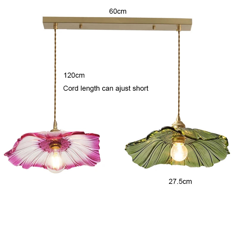 Luxury Lotus Pendant Chandelier for Coffee Shops & Restaurants