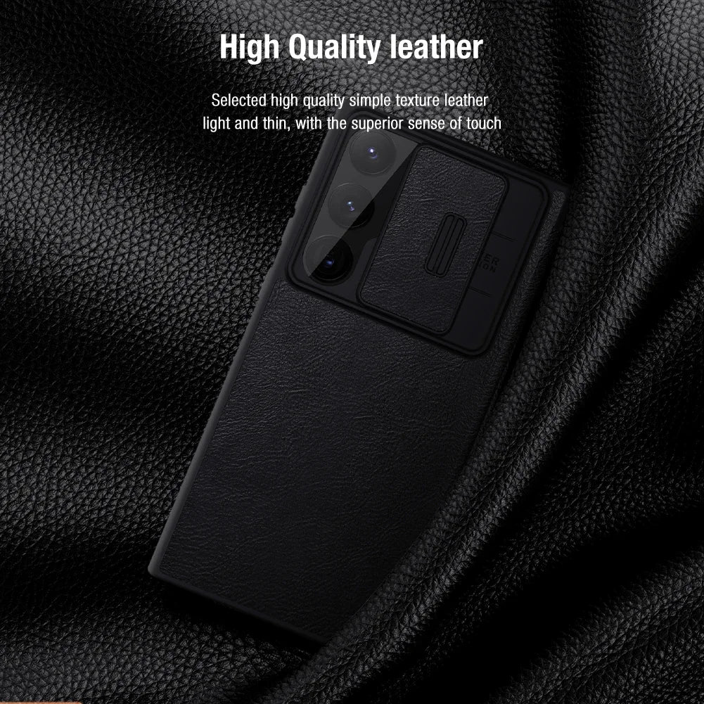 Nillkin Qin Pro Flip Leather Case for Galaxy S23 Ultra & S23+