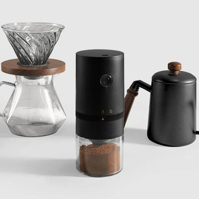 Portable USB Electric Coffee Grinder - Ceramic Core for Perfect Grinding