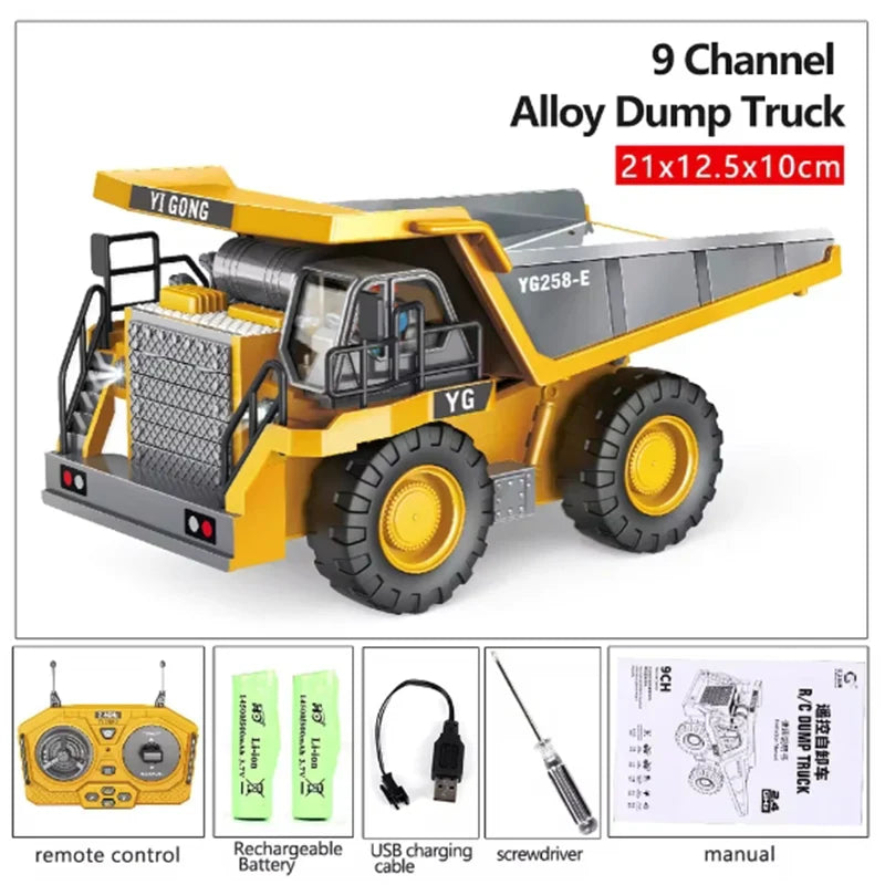 Remote Control Excavator Toy - Educational Fun for Kids