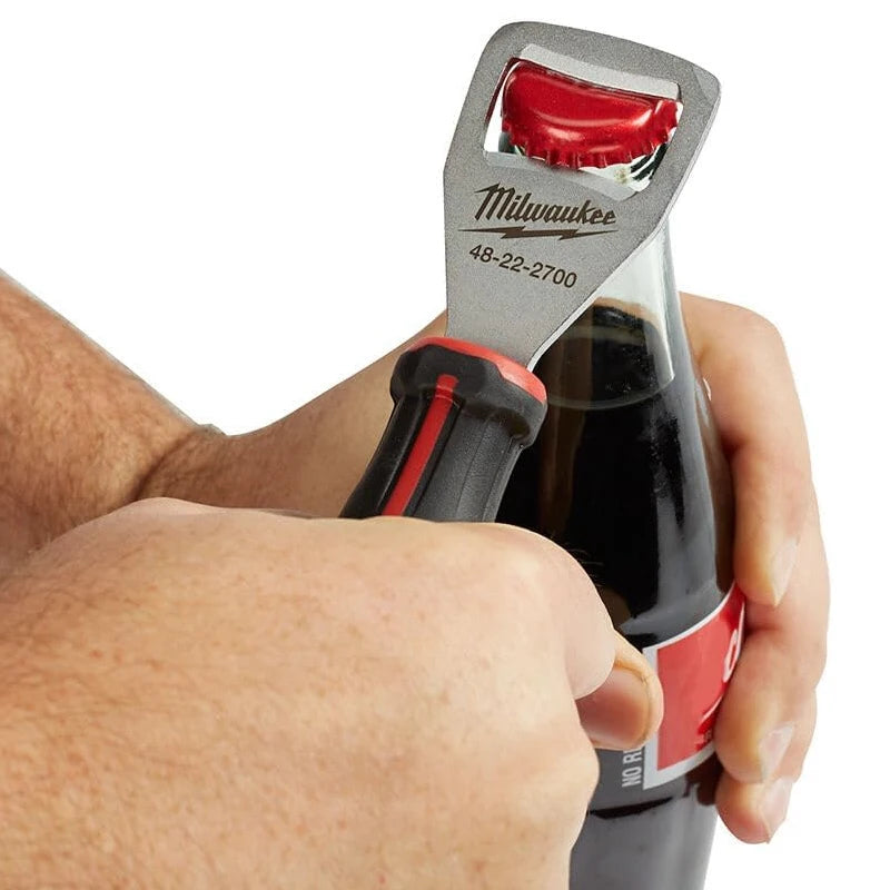 Milwaukee Professional Beer Bottle Opener with Comfort Grip Handle