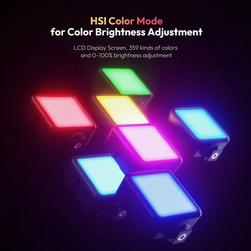 Ulanzi VL49 Mini RGB LED Video Light for Photography & Vlogging