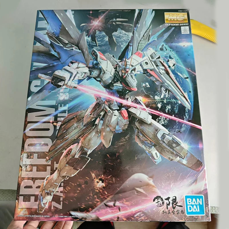 Bandai Freedom Gundam Model Kit - MG Pink Sakura 2.0 Action Figure