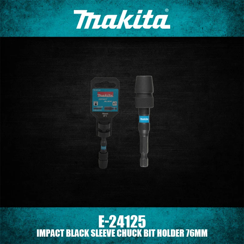 Makita Impact Black Sleeve Chuck Bit Holder - Versatile Tool Accessory
