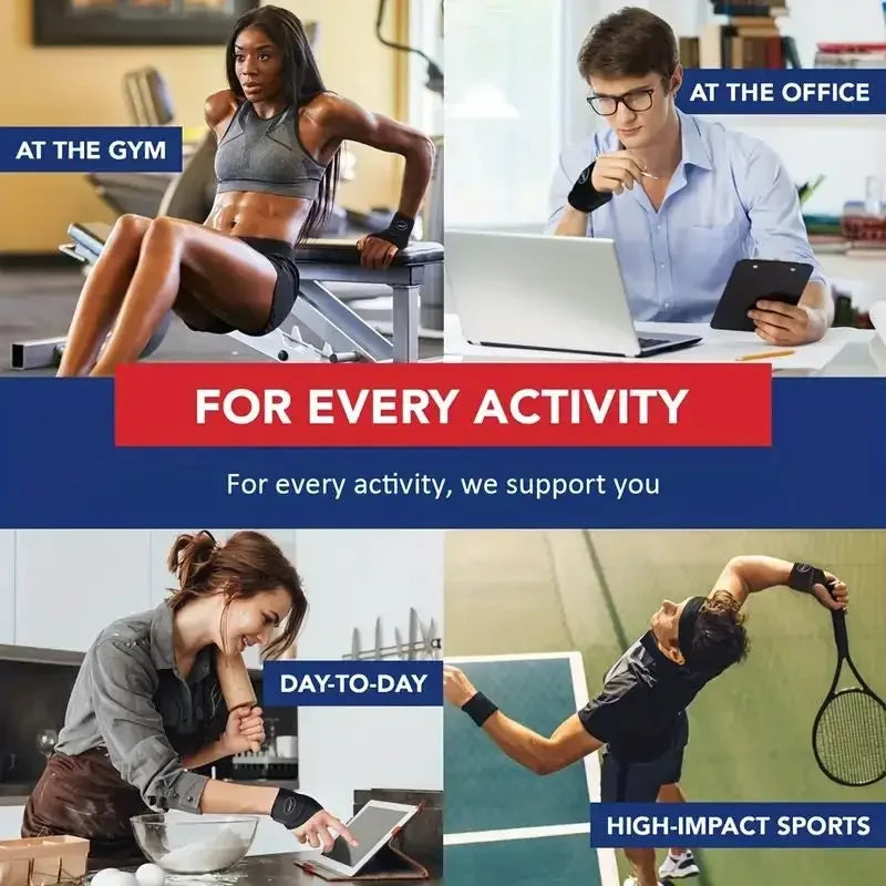 Adjustable Wrist Brace for Carpal Tunnel & Fitness Support - Unisex
