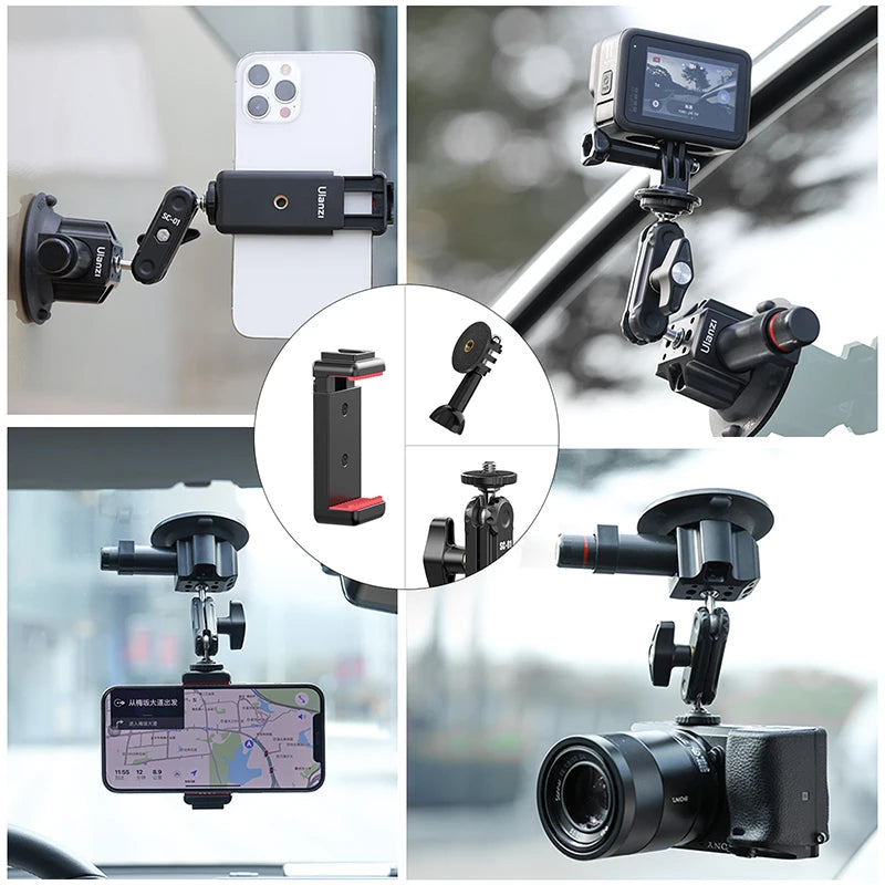 Ulanzi Action Camera Vacuum Suction Cup Stabilizer for GoPro & Phone