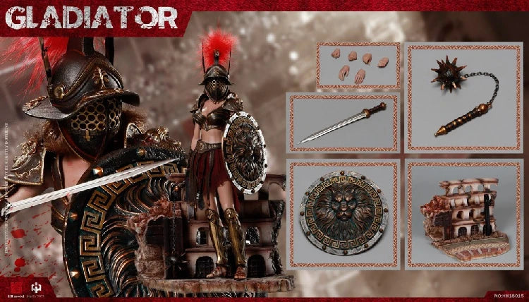 1/6 Imperial Female Warrior Gladiator Action Figure - HH18015