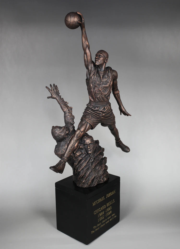 Chicago Bulls No.23 Michael Jordan 50cm Resin Figure for Home Decor