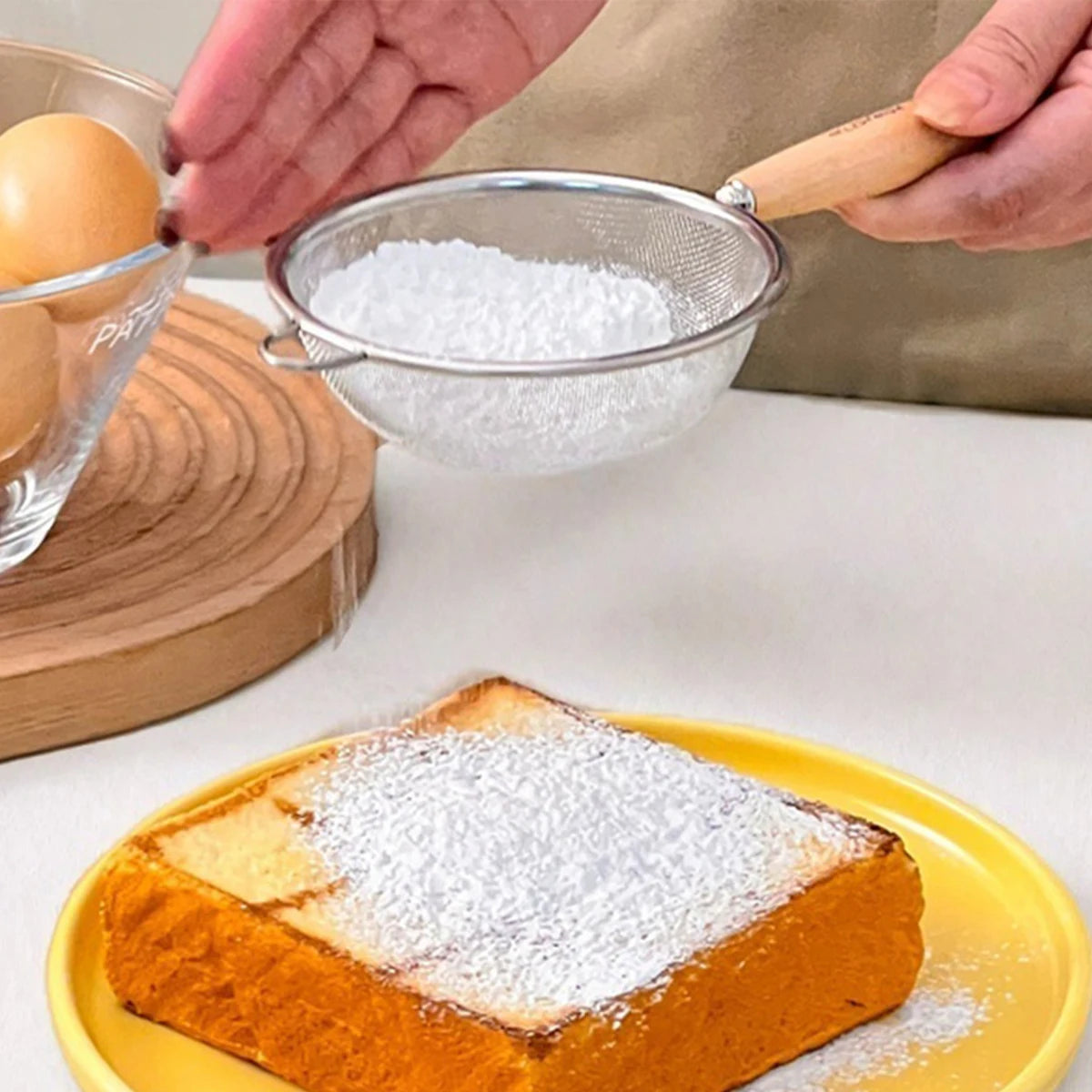 304 Stainless Steel Fine Mesh Strainer - Kitchen Sieve & Colander