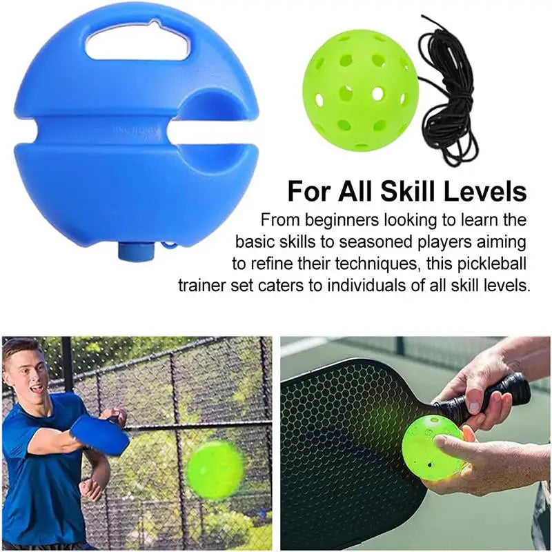 Adjustable Tennis & Pickleball Rebound Trainer for Solo Practice