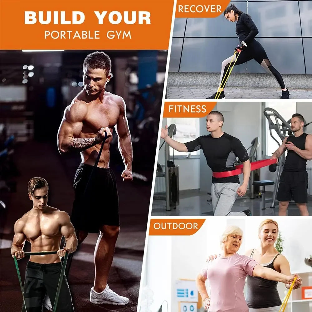 Versatile Resistance Bands for Effective Home Workouts and Strength Training
