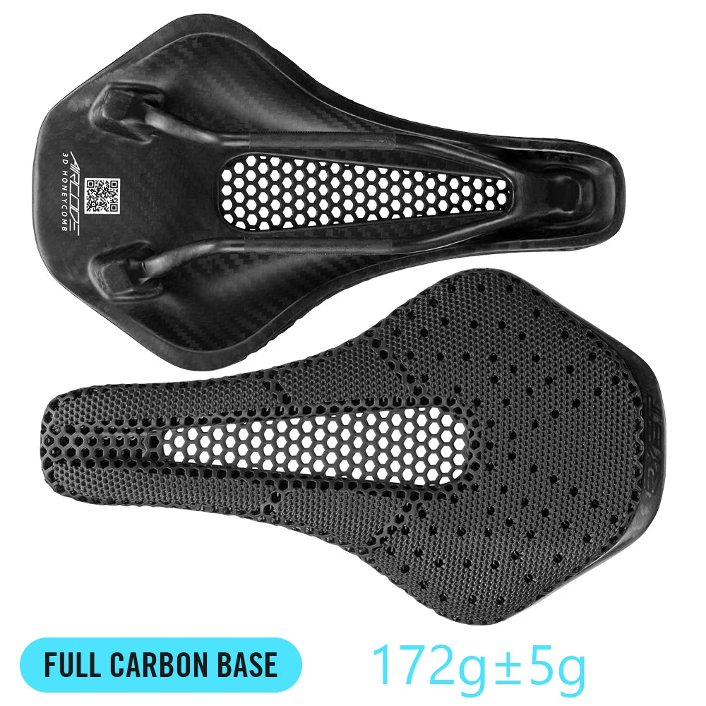 RYET Ultralight 3D Printed Bike Saddle - Comfortable & Breathable