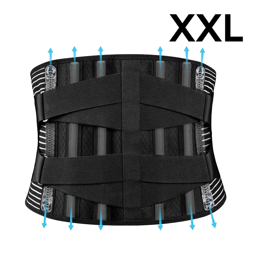 Lumbar Support Belt - Orthopedic Waist Trainer for Fitness & Comfort