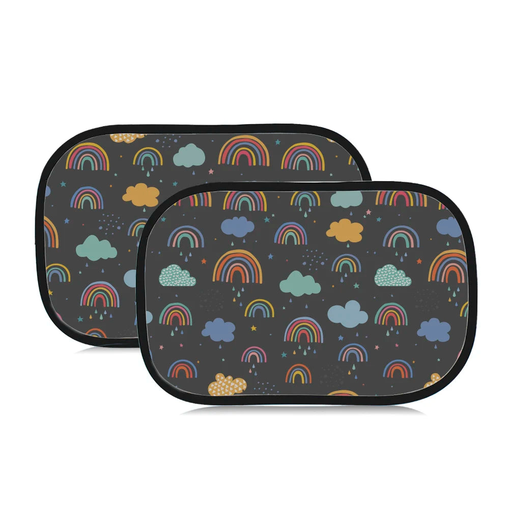 Cute Dinosaur Car Sun Shades for Kids - UV & Heat Protection, 2 Pack