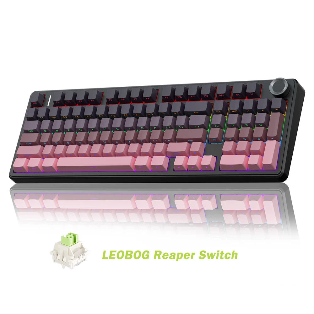 AULA F99 PRO Wireless Mechanical Gaming Keyboard - Tri-Mode, Compact