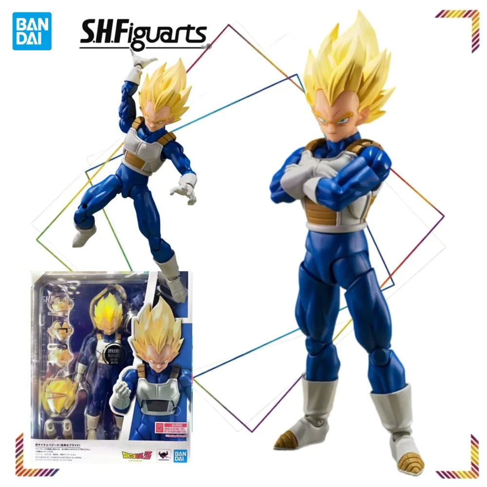 Bandai SHF Vegeta Action Figure - Epic Dragon Ball Collectible Toy