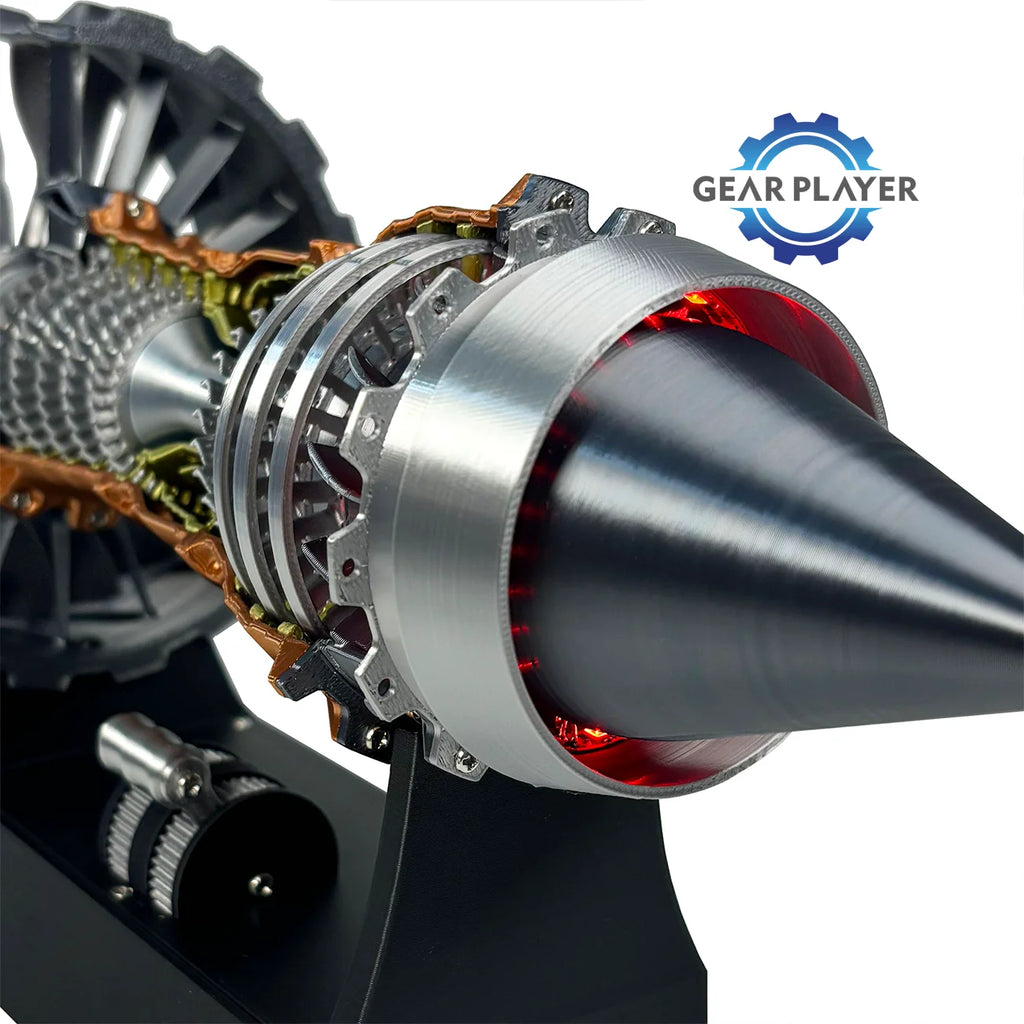 High-Performance Brushless Turbofan Engine Model Toy