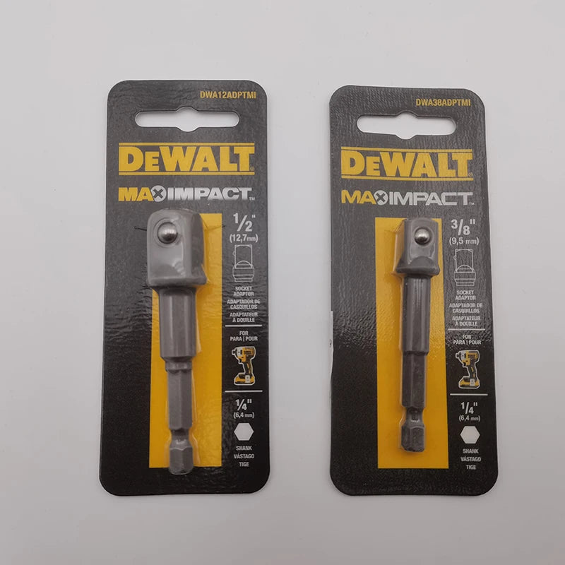 DEWALT 1/4" to 1/2" & 3/8" Square Adapter for Impact Drivers