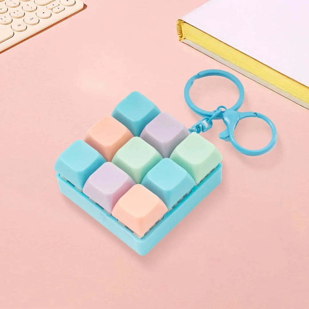 Fidget Decompression Keyboard Key Toy - Stress Relief for All Ages