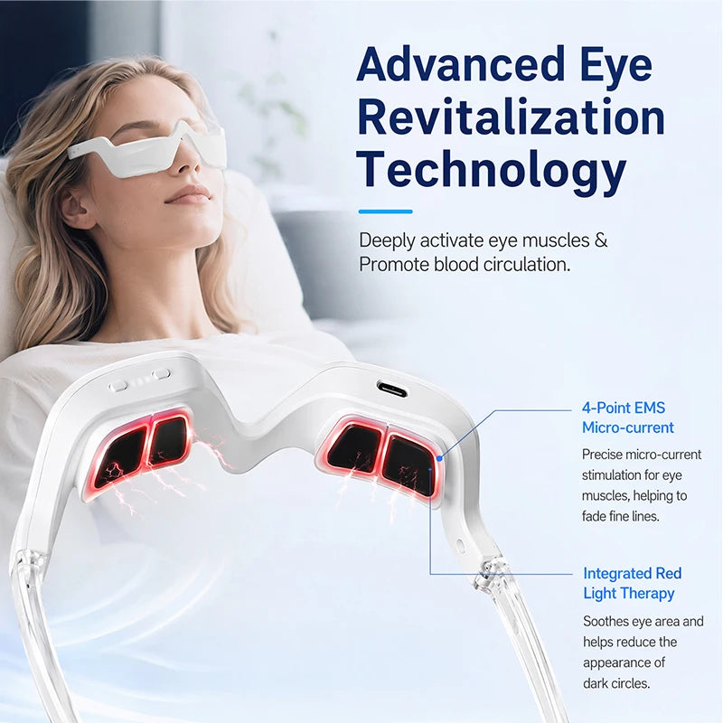 Beauty Remains Eye Massager - Red Light Therapy for Dark Circles