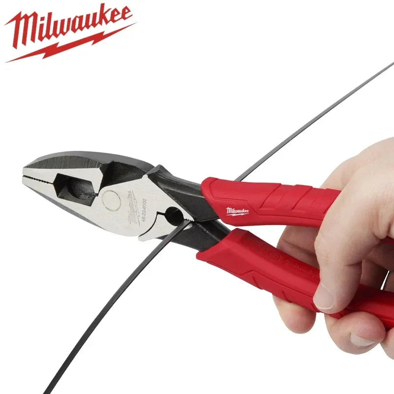 Milwaukee 9-Inch High-Leverage Lineman's Pliers with Comfort Grip