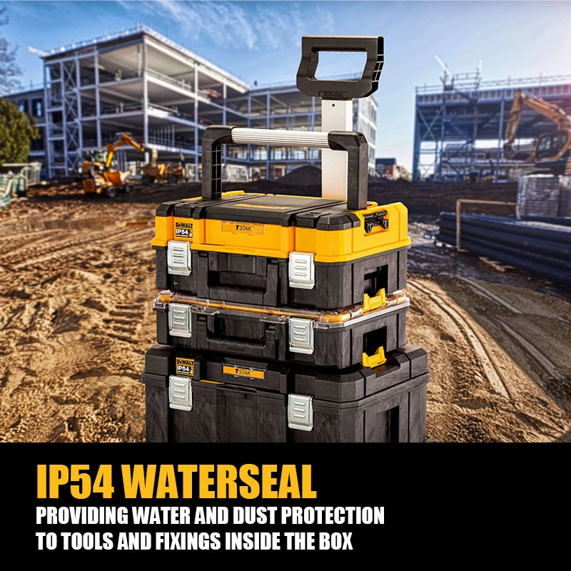 DEWALT TSTAK™ 2.0 IP54 Deep Organization Box - Heavy Duty & Secure