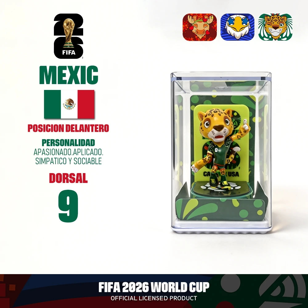 FIFA 2026 World Cup Mascot 3-Piece Collectible Set - Fan Memorabilia