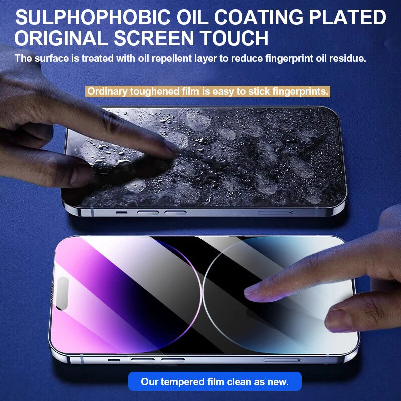 5-Pack Tempered Glass Screen Protectors for iPhone 6-15 Series