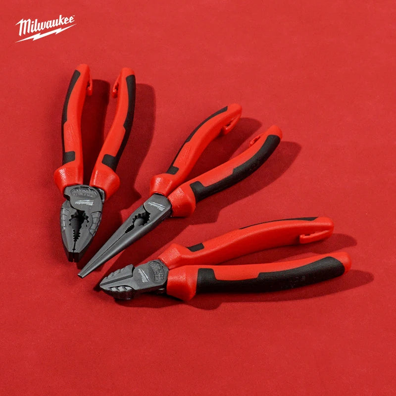 Milwaukee 3-Piece Industrial Grade Pliers Tool Set - Durable & Versatile