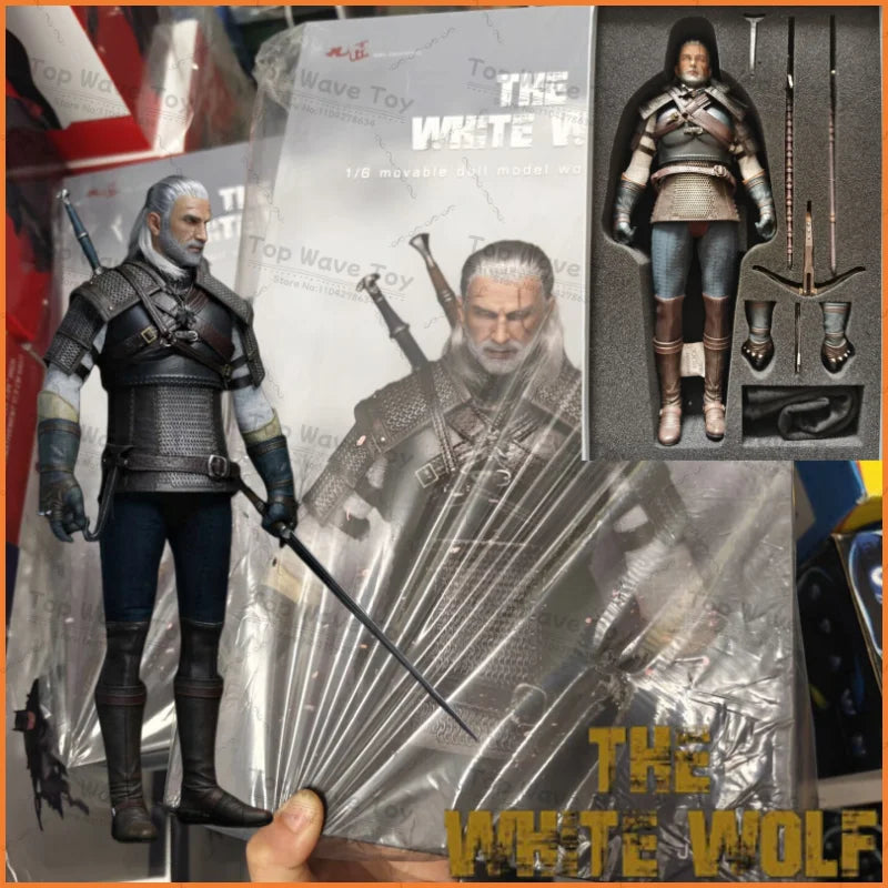 Nine Craftsmen J-001 Geralt Action Figure - 12" Collector's Toy
