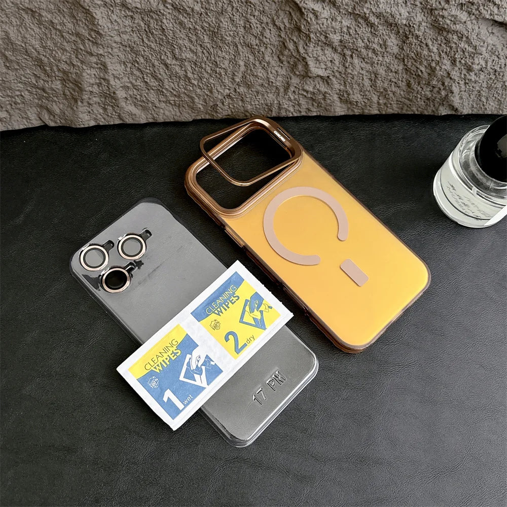 Color-Changing MagSafe Invisible Holder Case for iPhone 17 Pro Max