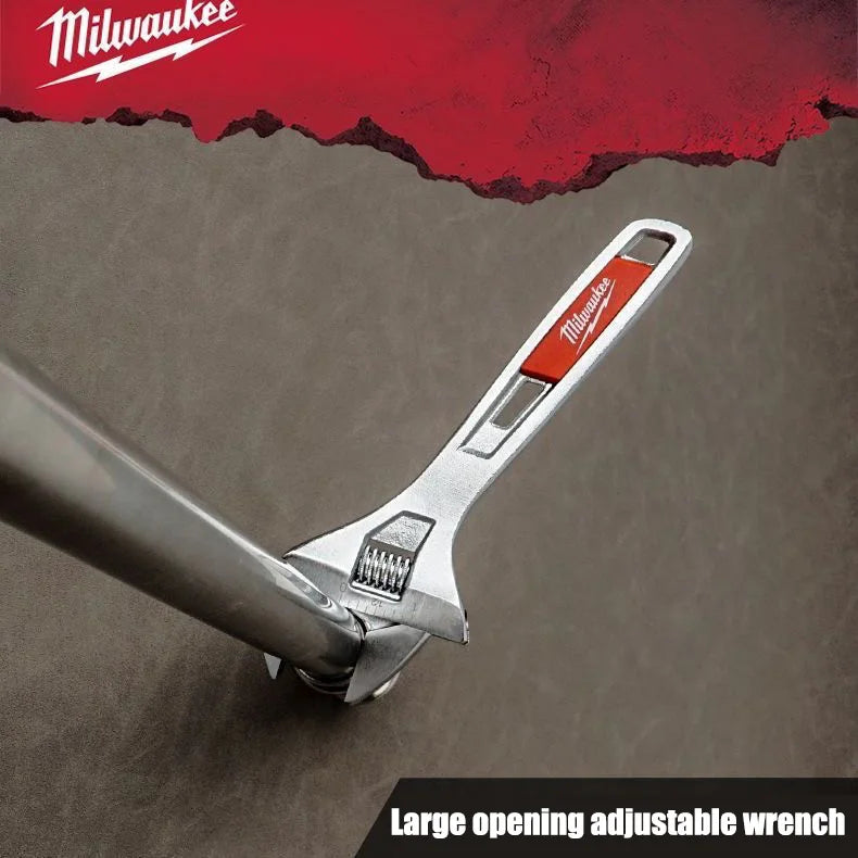 Milwaukee Adjustable Wrench - 6" to 15" | Durable & Ergonomic Design