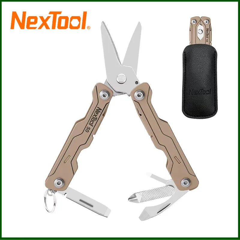NexTool 8-in-1 Mini Sailor Scissors Pocket Multitool for Everyday Use
