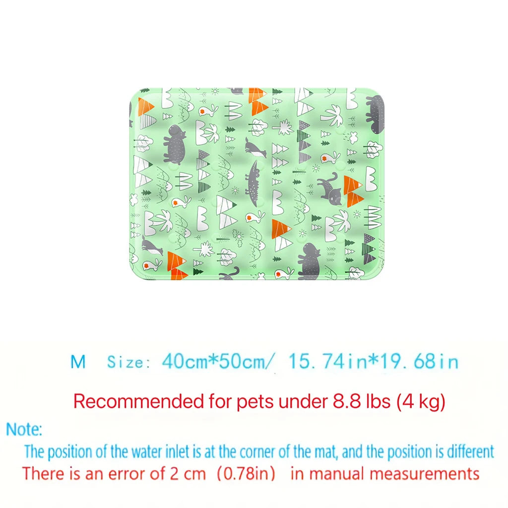 Portable Pet Cooling Mat - Durable Ice Cushion for Dogs & Cats