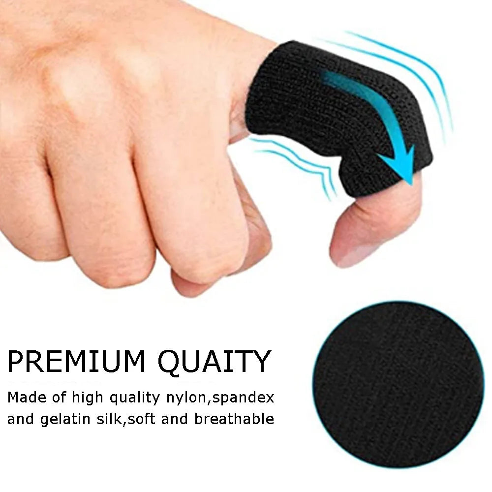 10PCS Breathable Finger Brace Sleeves - Comfortable Thumb Support