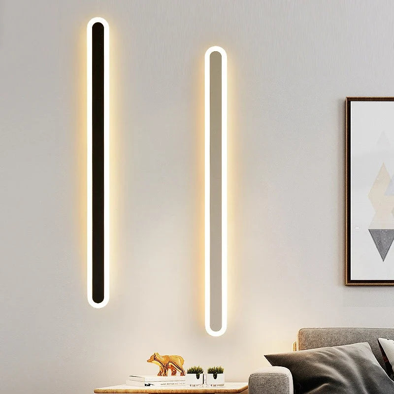 Smart LED Linear Wall Light - Dimmable & App Controlled Sconce