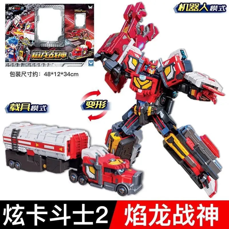 Transforming Metal Robot Action Figure - Blue SUV Mech Toy