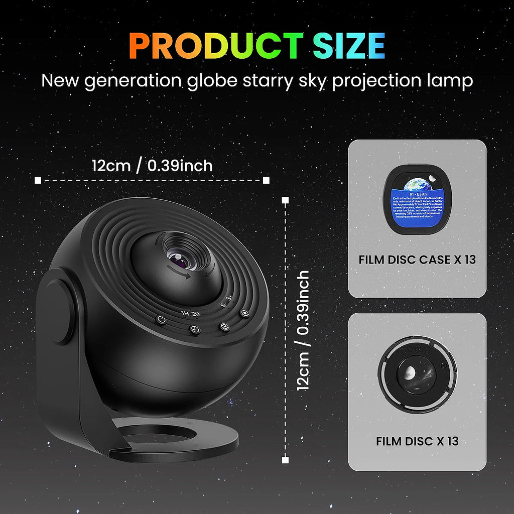 Starry Sky 4K Planetarium Projector | 13 Themes Night Light