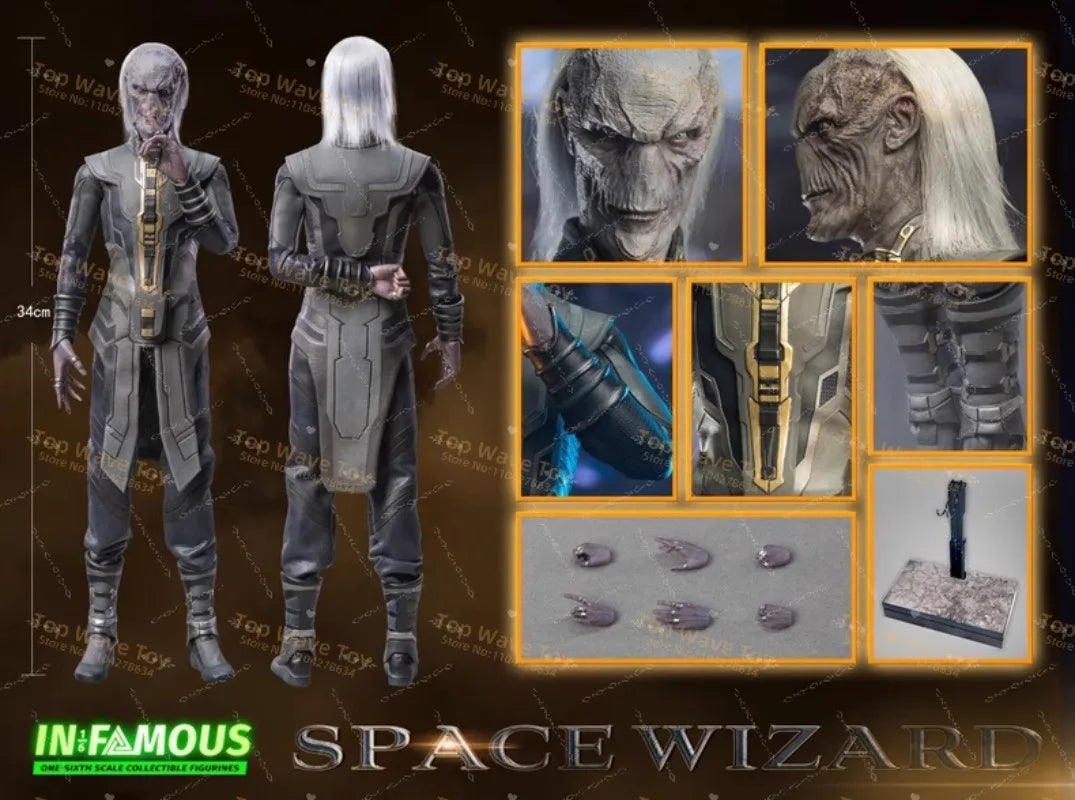 Collectible 12" Ebony Maw Figure - Marvel Supervillain Action Toy