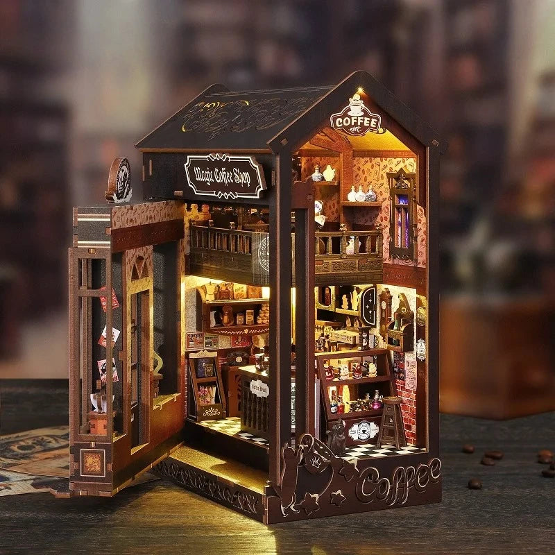 3D Wooden DIY Book Nook Kit - Miniature Home Décor Masterpiece