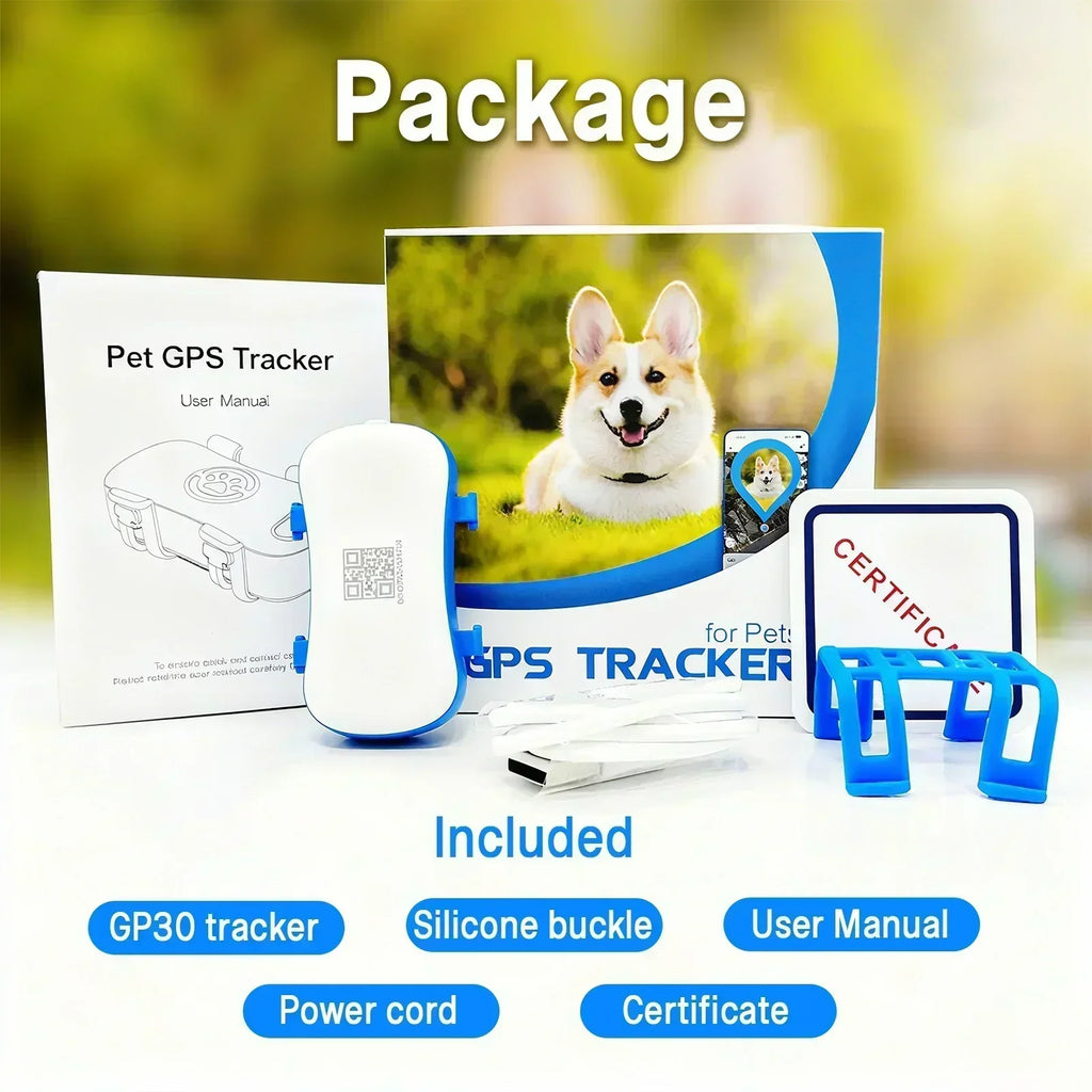 4G GPS Pet Tracker for Dogs & Cats - Real-Time Location & Waterproof