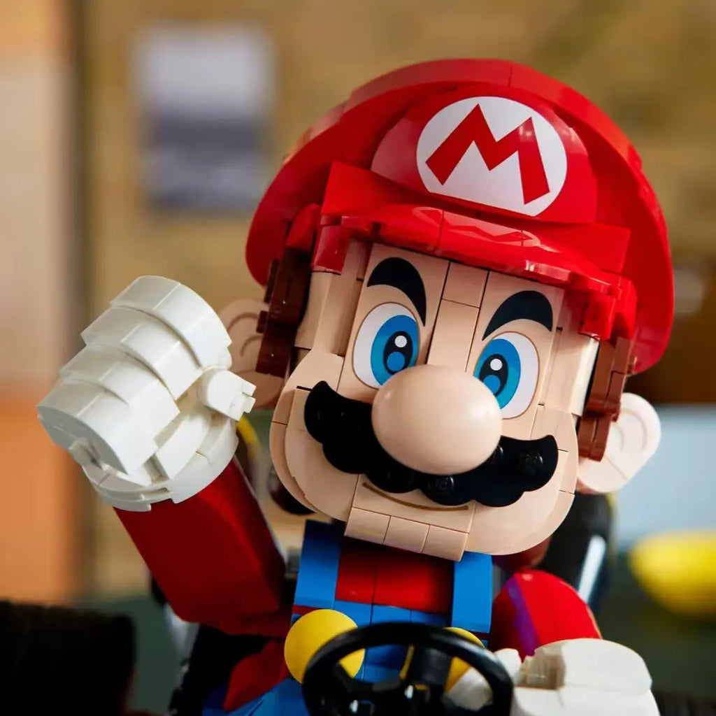 Exciting Cartoon Racing Assembly Toy Set - 1972 Pieces for Creative Play