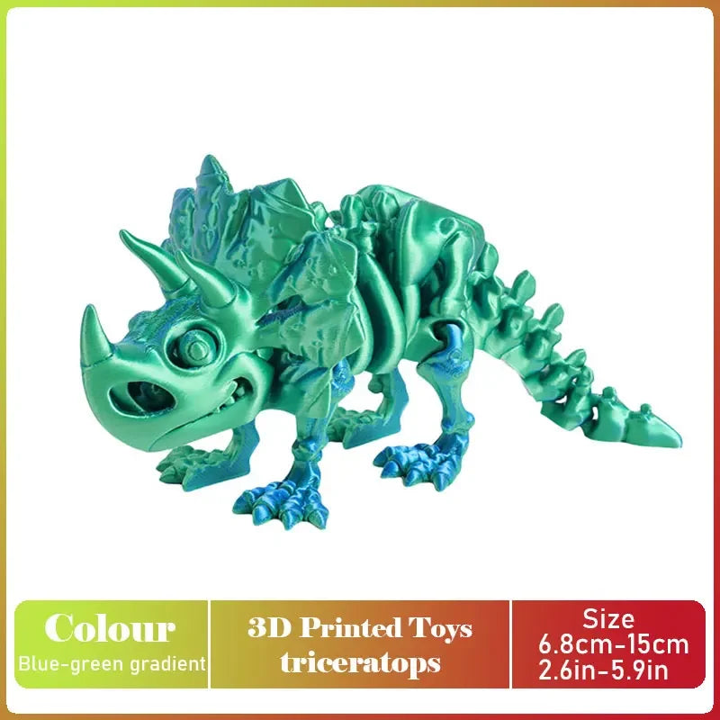 3D Printed Tyrannosaurus Rex Model | Movable Realistic Desktop Decoration