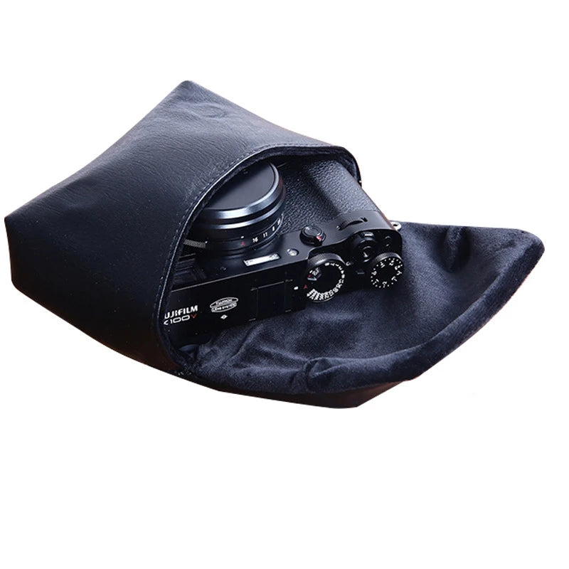 PU Leather Camera Bag for Fujifilm, Canon, Leica & Sony Cameras