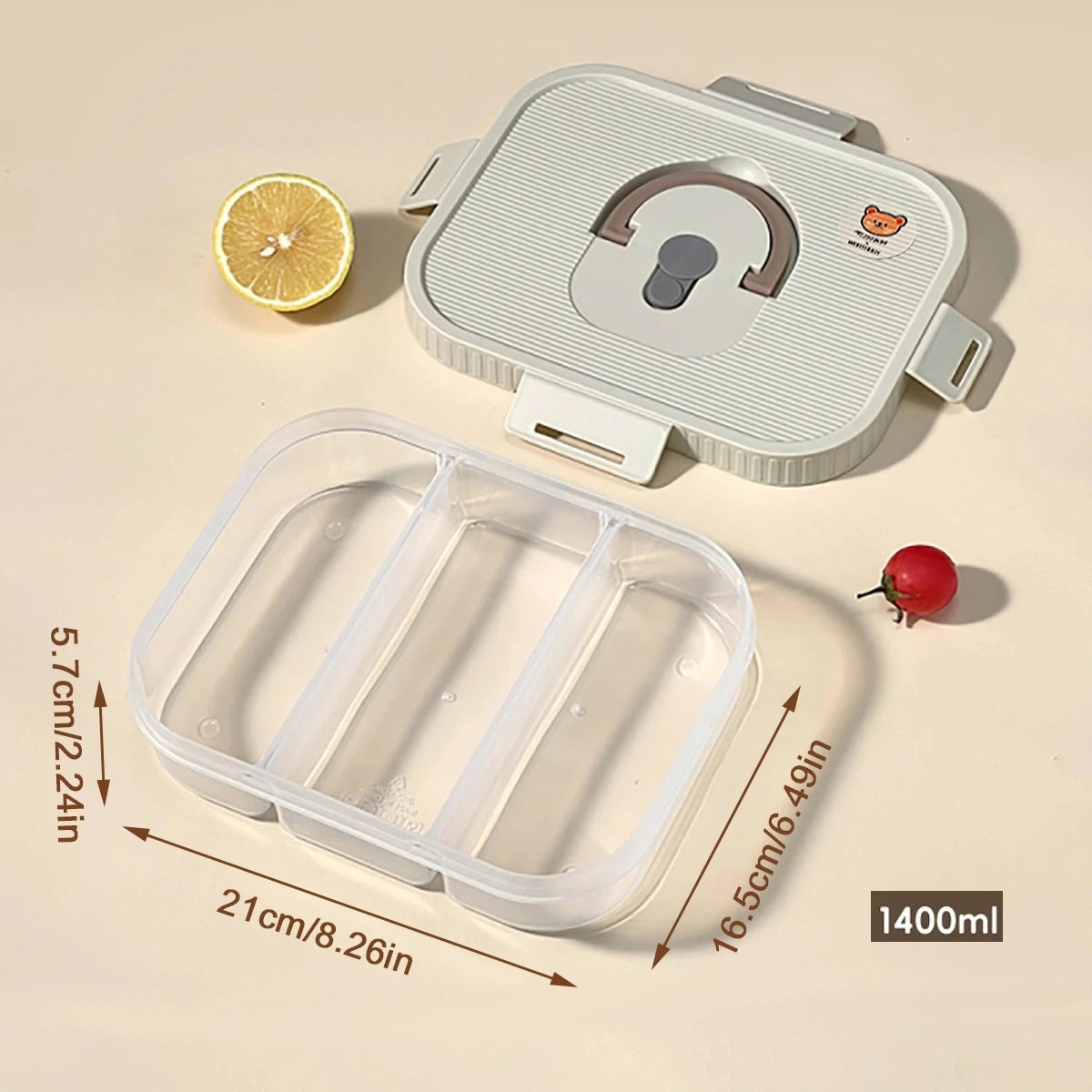 Divided Spice Storage Box - Moisture & Insect Proof Organizer